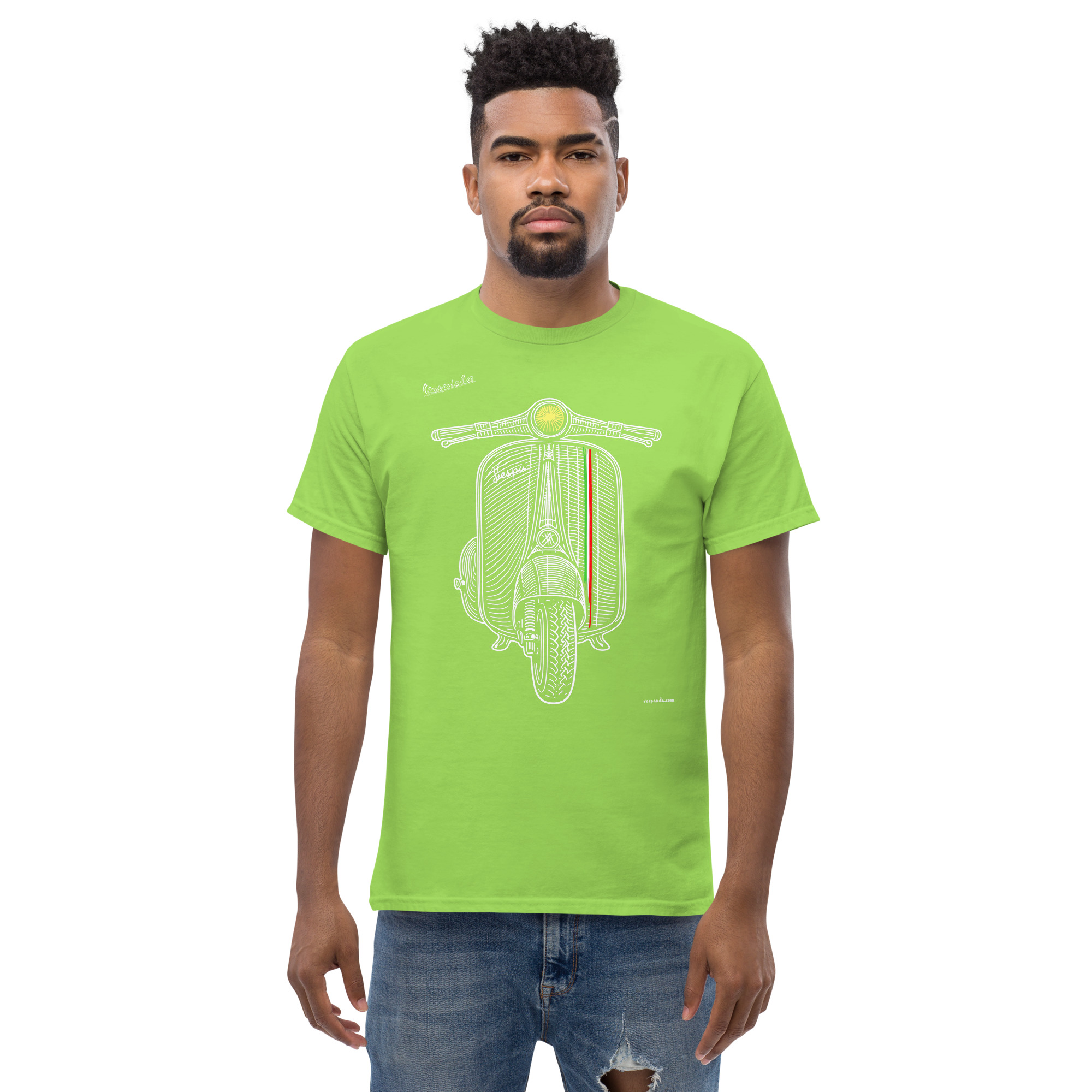 unisex-classic-tee-lime-front-69e37971b33e9.jpg